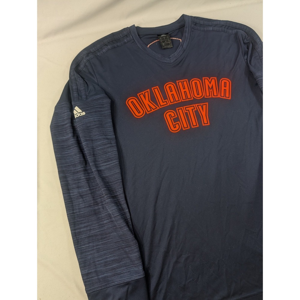 Adidas NBA OKC Oklahoma City Thunder Game Warm Up Shooting Jersey Mens Medium